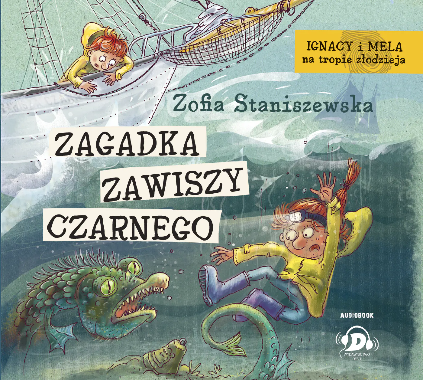 Książka - Zagadka Zawiszy Czarnego. Ignacy i Mela na tropie złodzieja