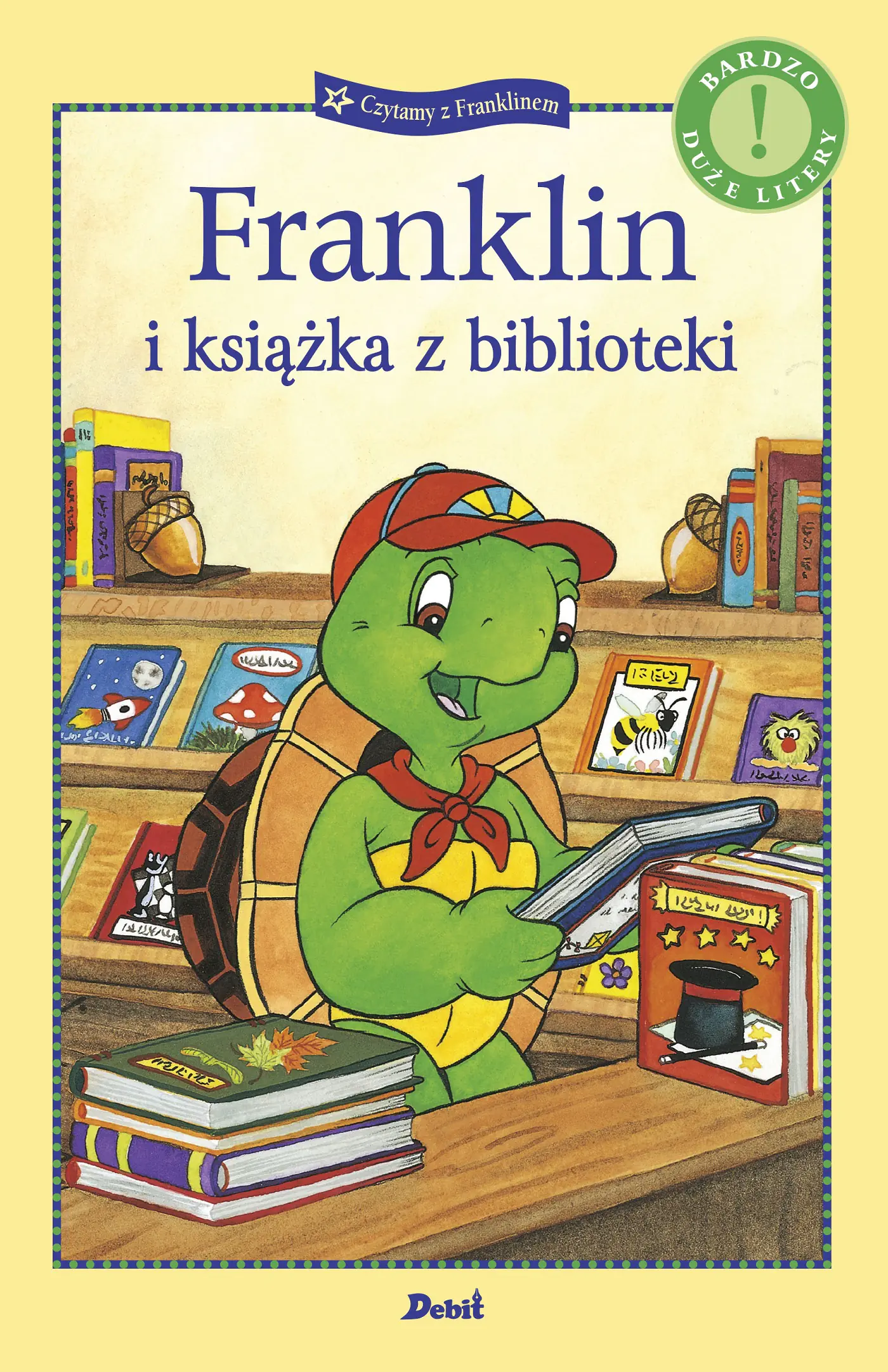 Książka - Franklin i książka z bibliotek