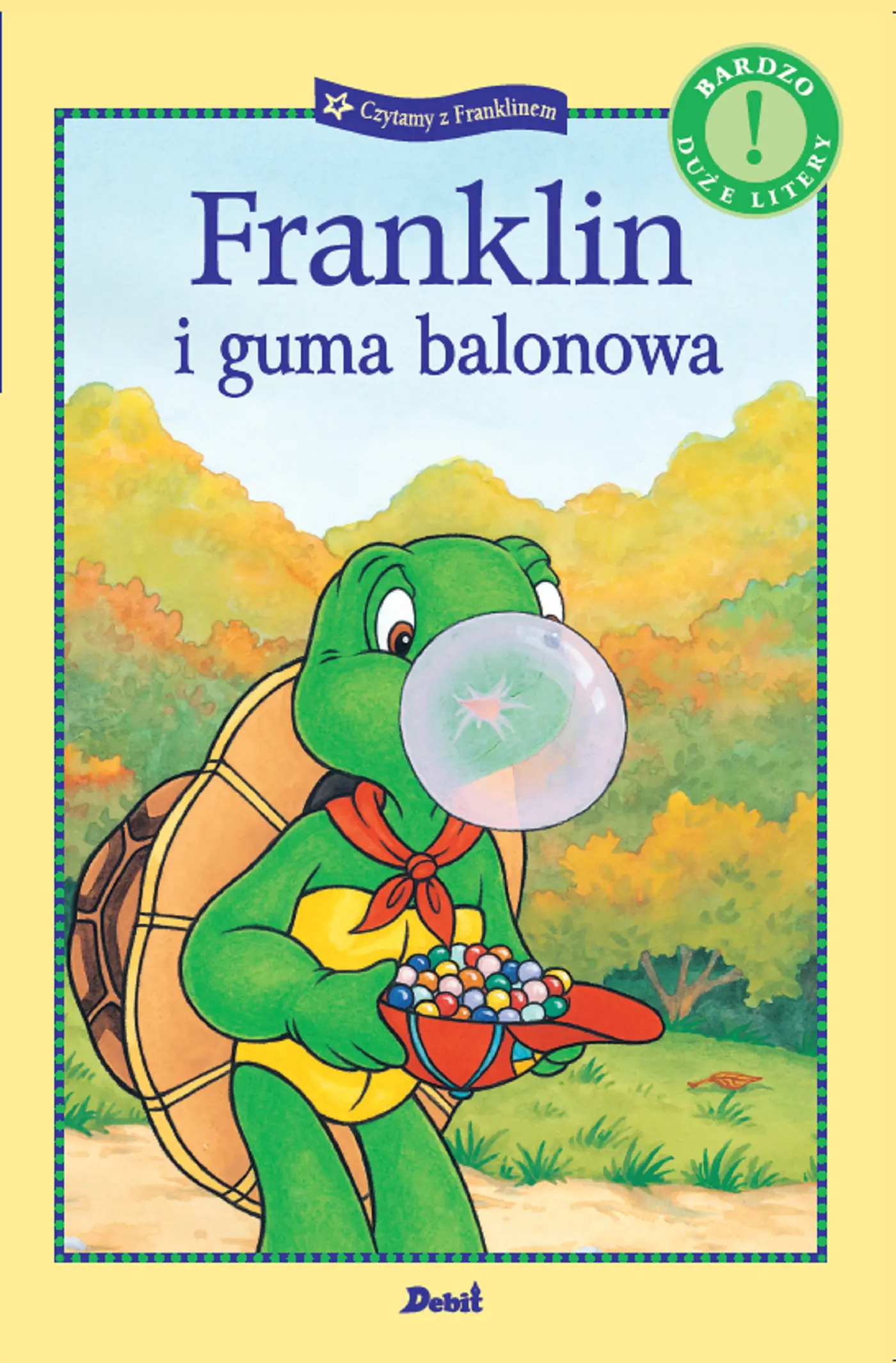 Książka - Franklin i guma balonowa