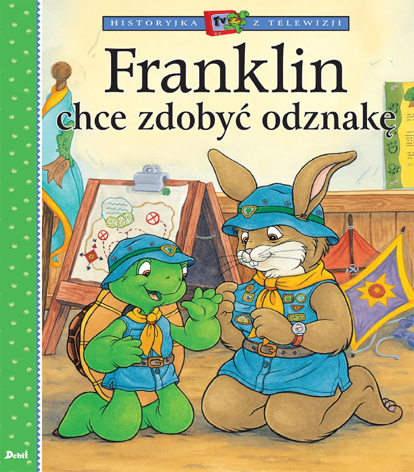 Książka - Historyjka z telewizji. Franklin chce zdobyć odznakę