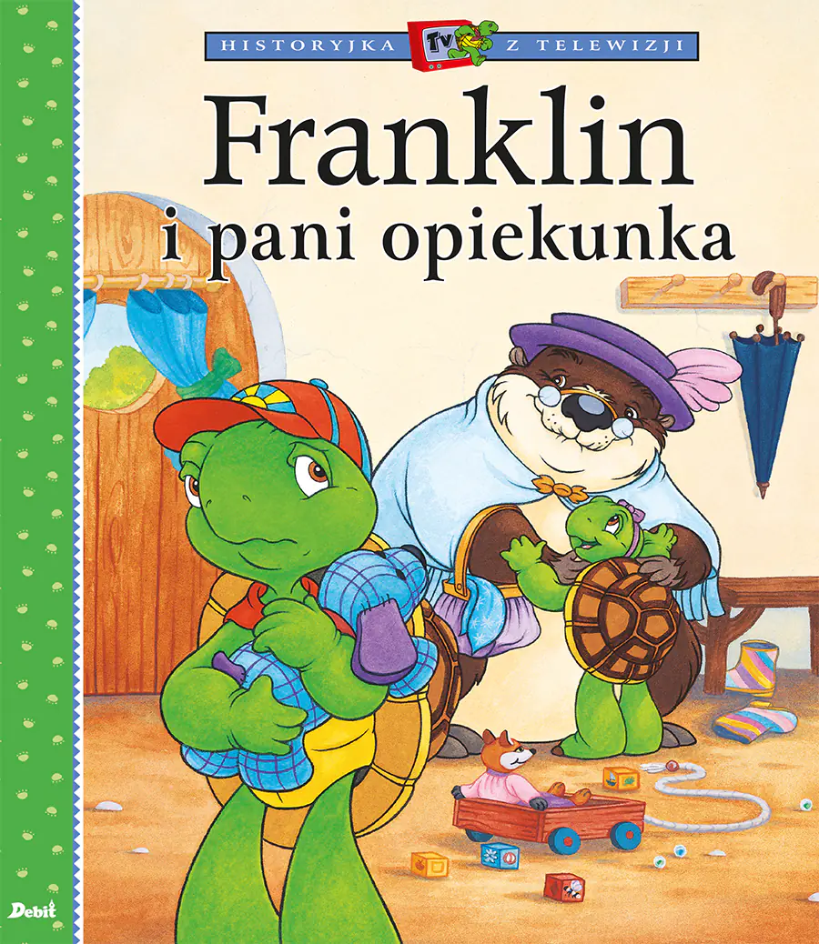 Książka - Historyjka z telewizji. Franklin i pani opiekunka