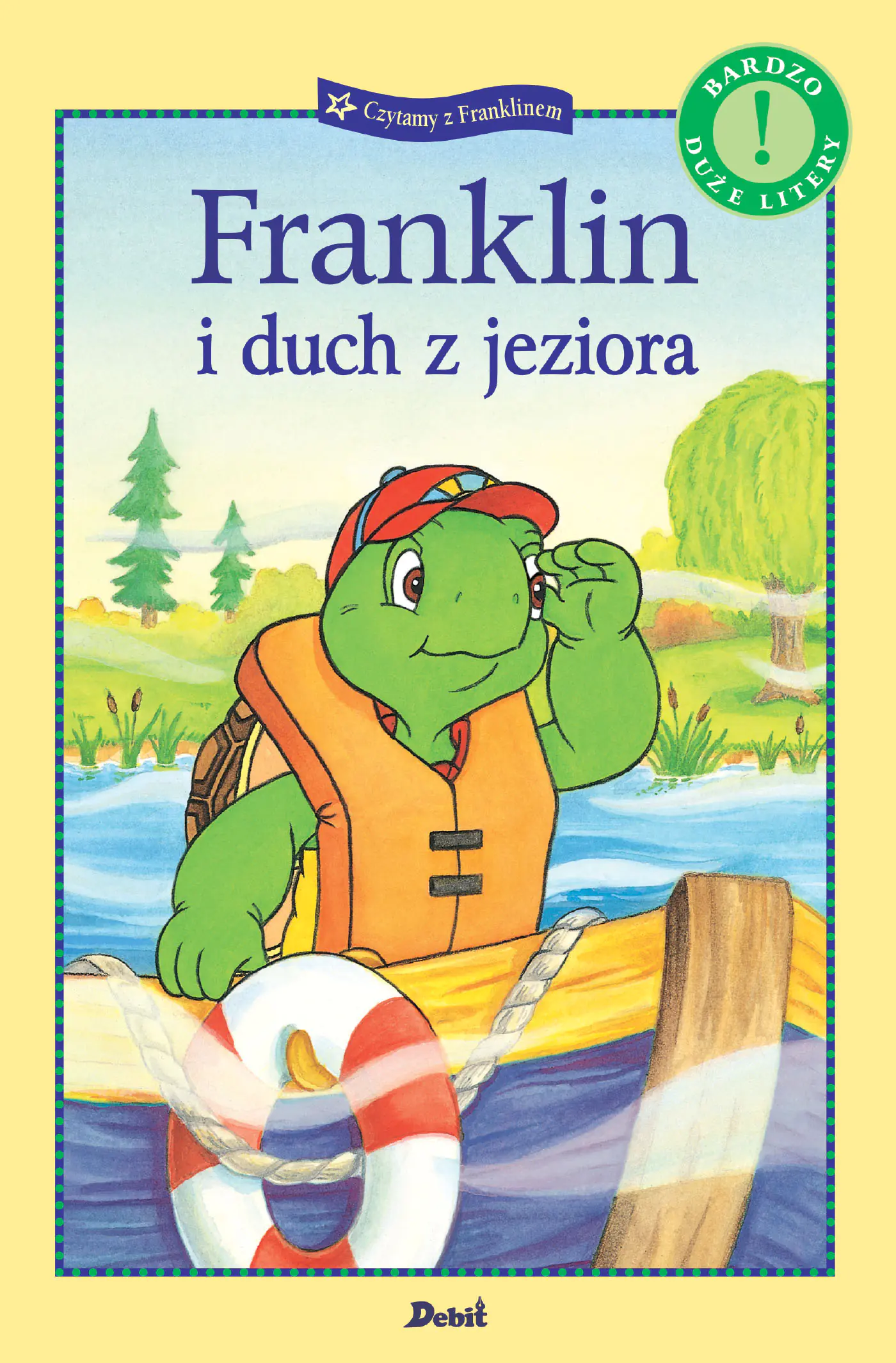 Książka - Franklin i duch z jeziora. Czytamy z Franklinem