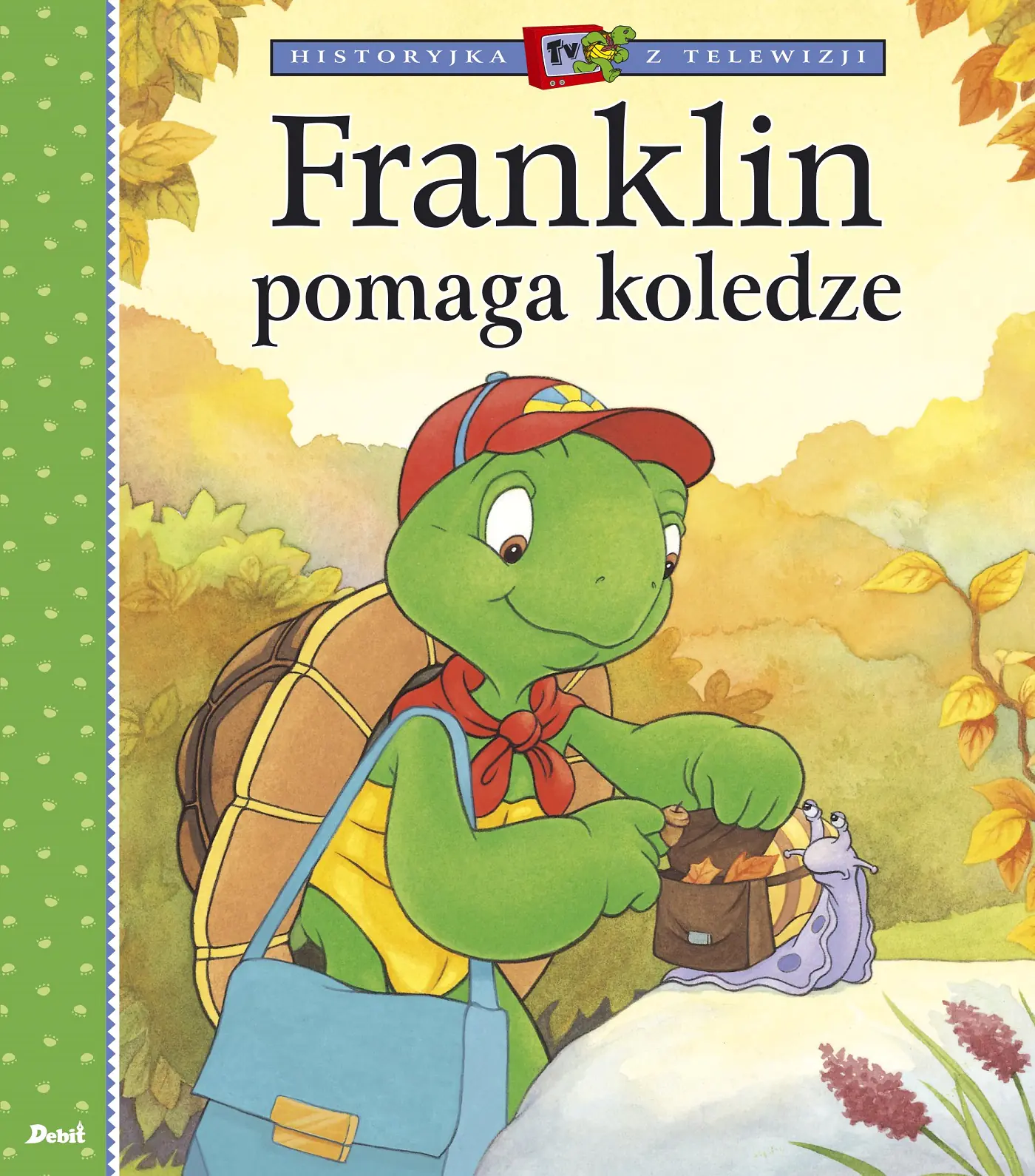 Książka - Historyjka z telewizji. Franklin pomaga koledze