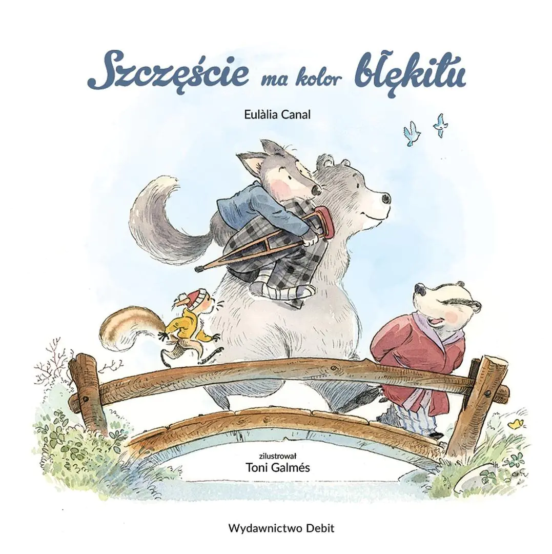 Książka - Szczęście ma kolor błękitu