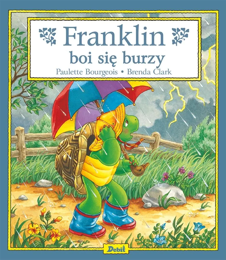 Książka - Franklin. Franklin boi się burzy