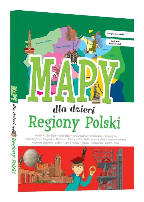 Książka - Regiony Polski. Mapy dla dzieci