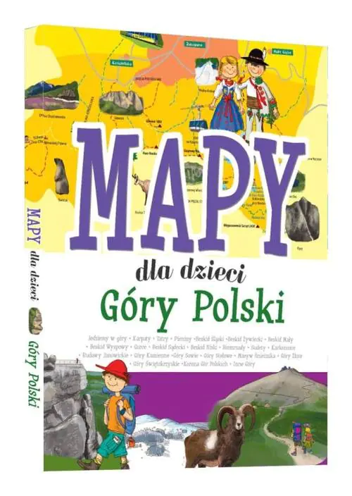 Książka - Góry Polski. Mapy dla dzieci