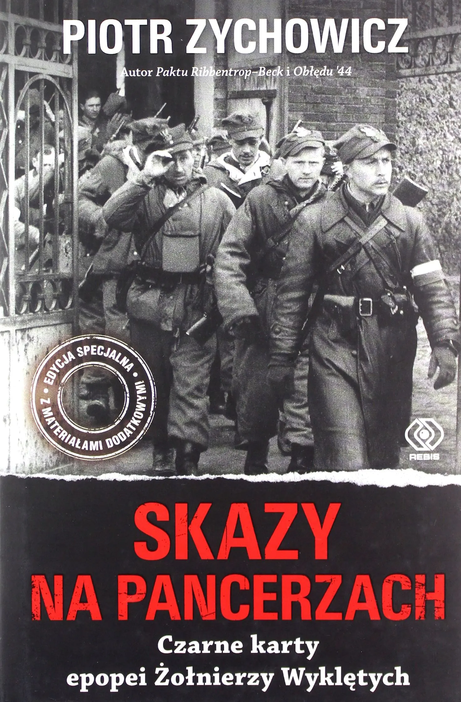 Książka - Skazy na pancerzach. Czarne karty epopei Żołnierzy Wyklętych