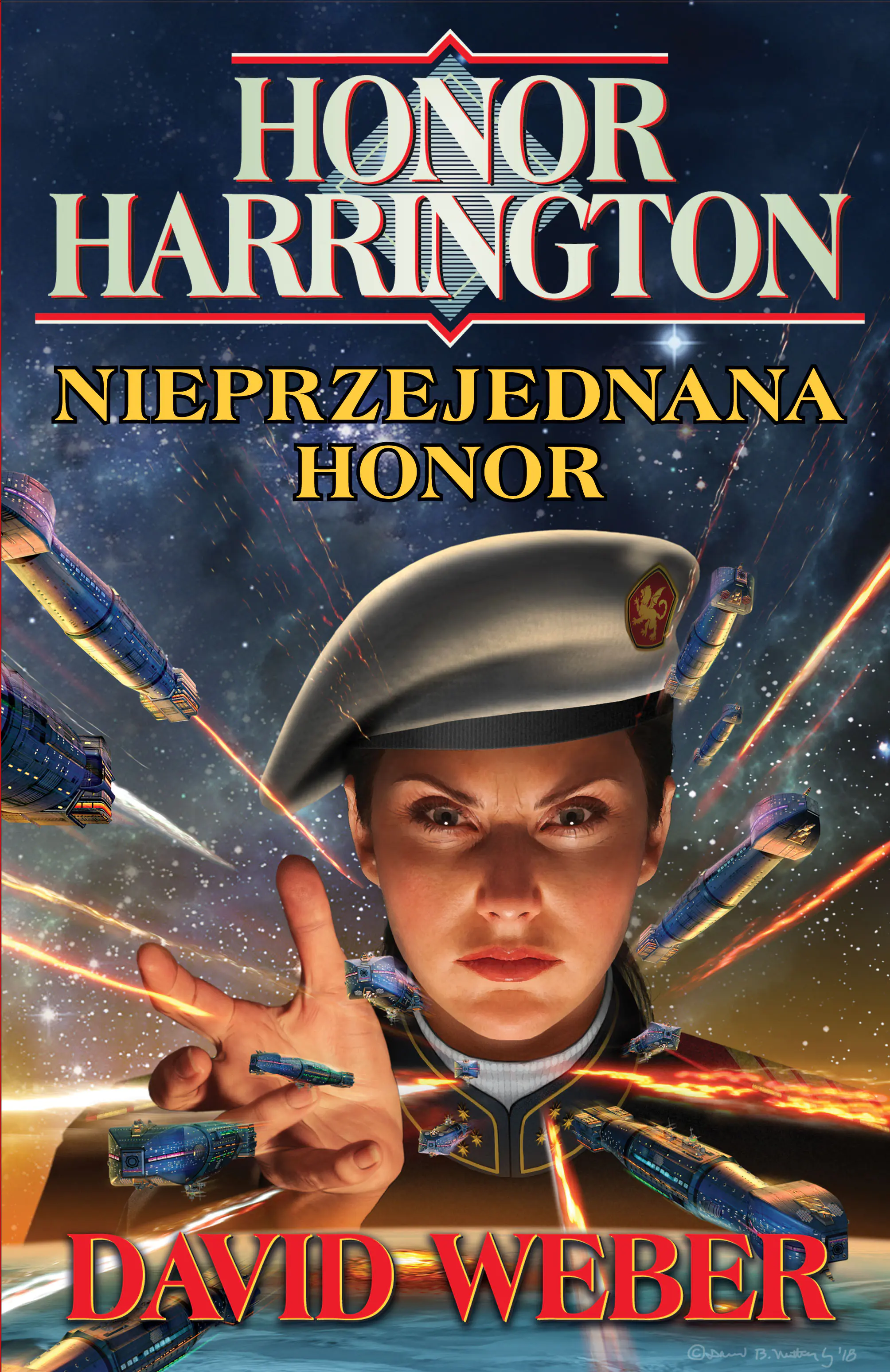 Książka - Nieprzejednana Honor. Honor Harrington
