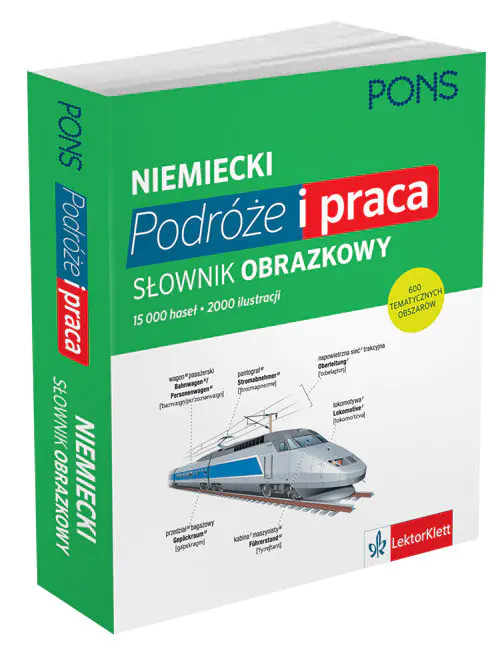 Książka - Słownik obrazkowy. Niemiecki. Podróże i praca