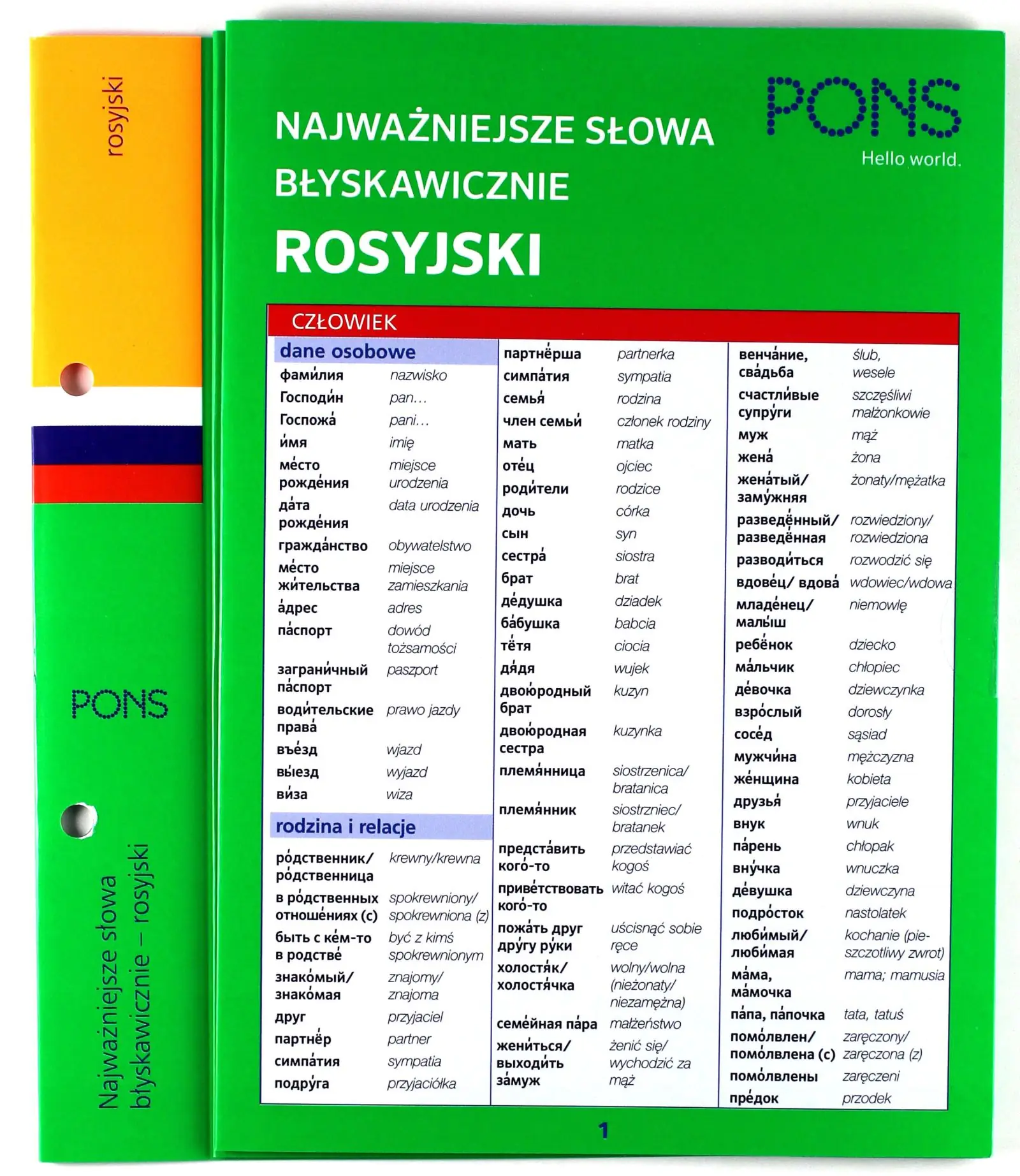 Książka - Najważniejsze słowa błyskawicznie. Rosyjski