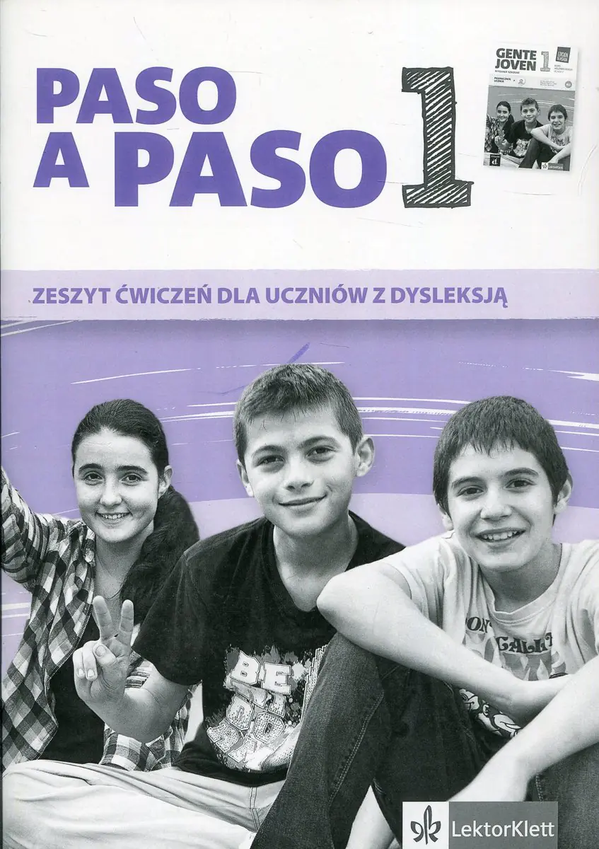Książka - Paso a paso 1. Zeszyt ćwiczeń dla uczniów z dysleksją. Szkoła podstawowa