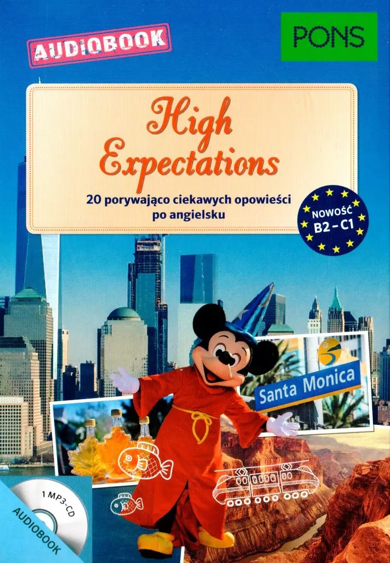Książka - High Expectations (B2-C1) PONS. Lektury w oryginale z opracowaniem i nagraniami. Język angielski