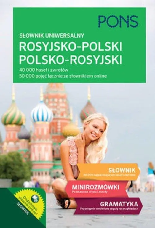 Książka - Słownik uniwersalny rosyjsko-polski, polsko-rosyjski