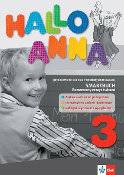 Książka - Hallo Anna 3. Język niemiecki. Rozszerzony zeszyt ćwiczeń. Klasa 3. Szkoła podstawowa