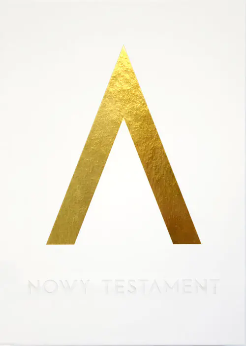 Książka - Pismo Święte Nowy Testament. Złote tłoczone