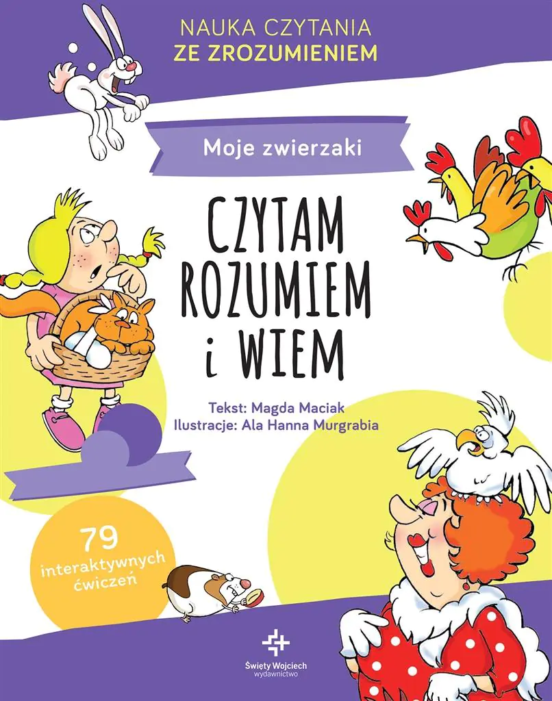 Książka - Moje zwierzaki. Czytam, rozumiem i wiem