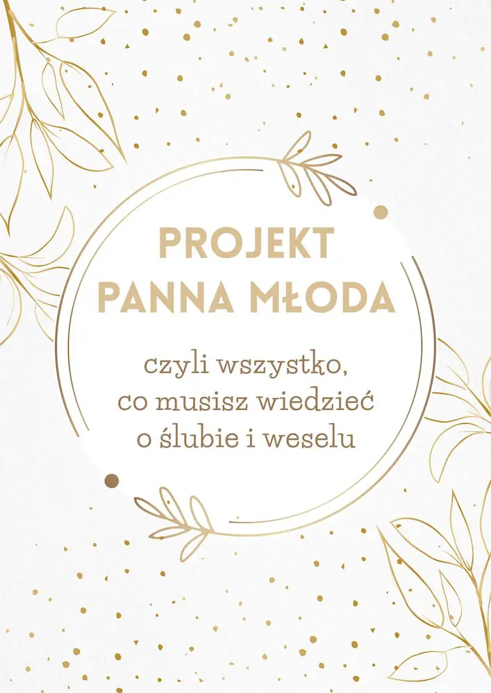 Książka - Projekt Panna Młoda