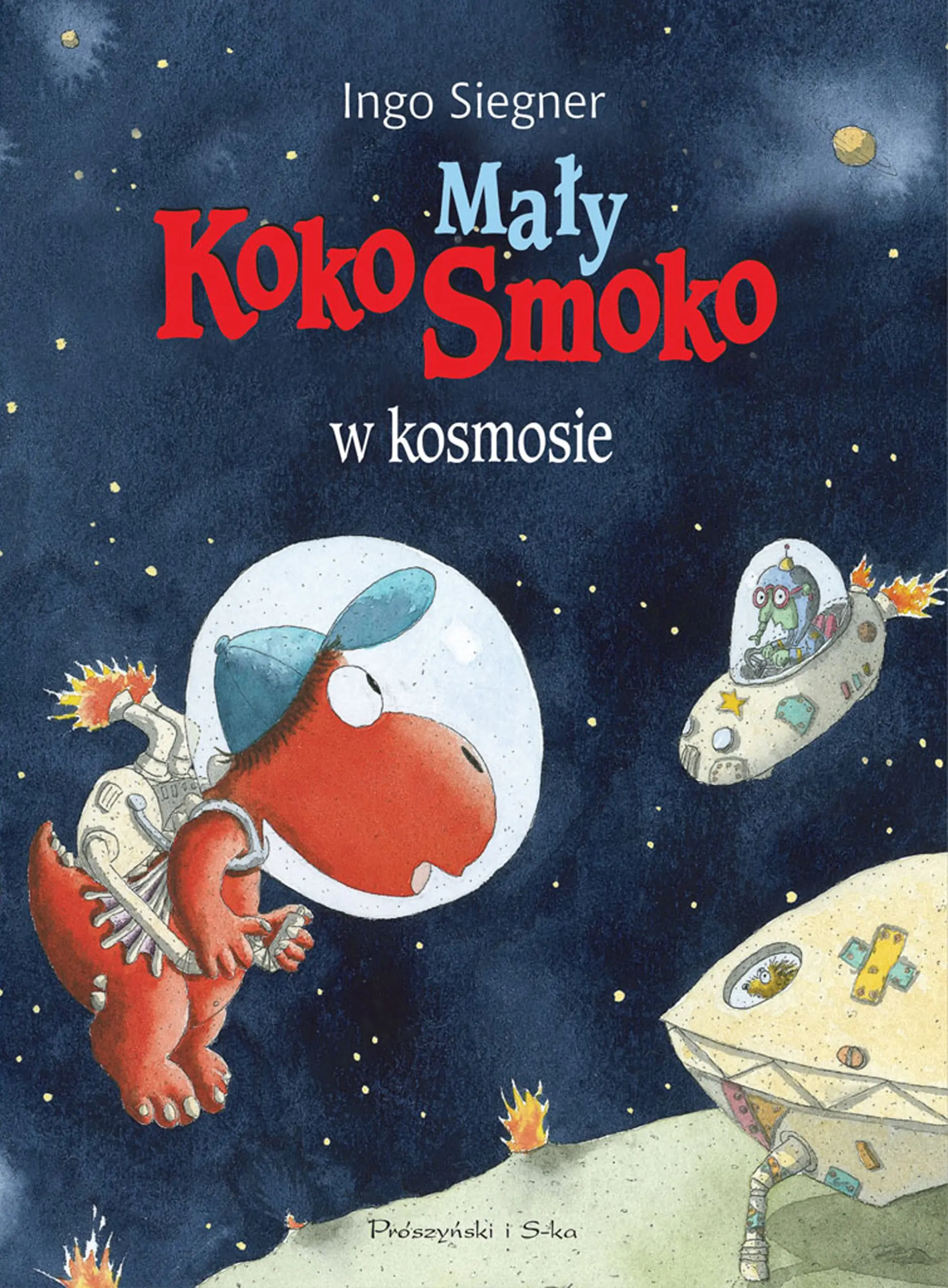 Książka - Mały Koko Smoko w kosmosie