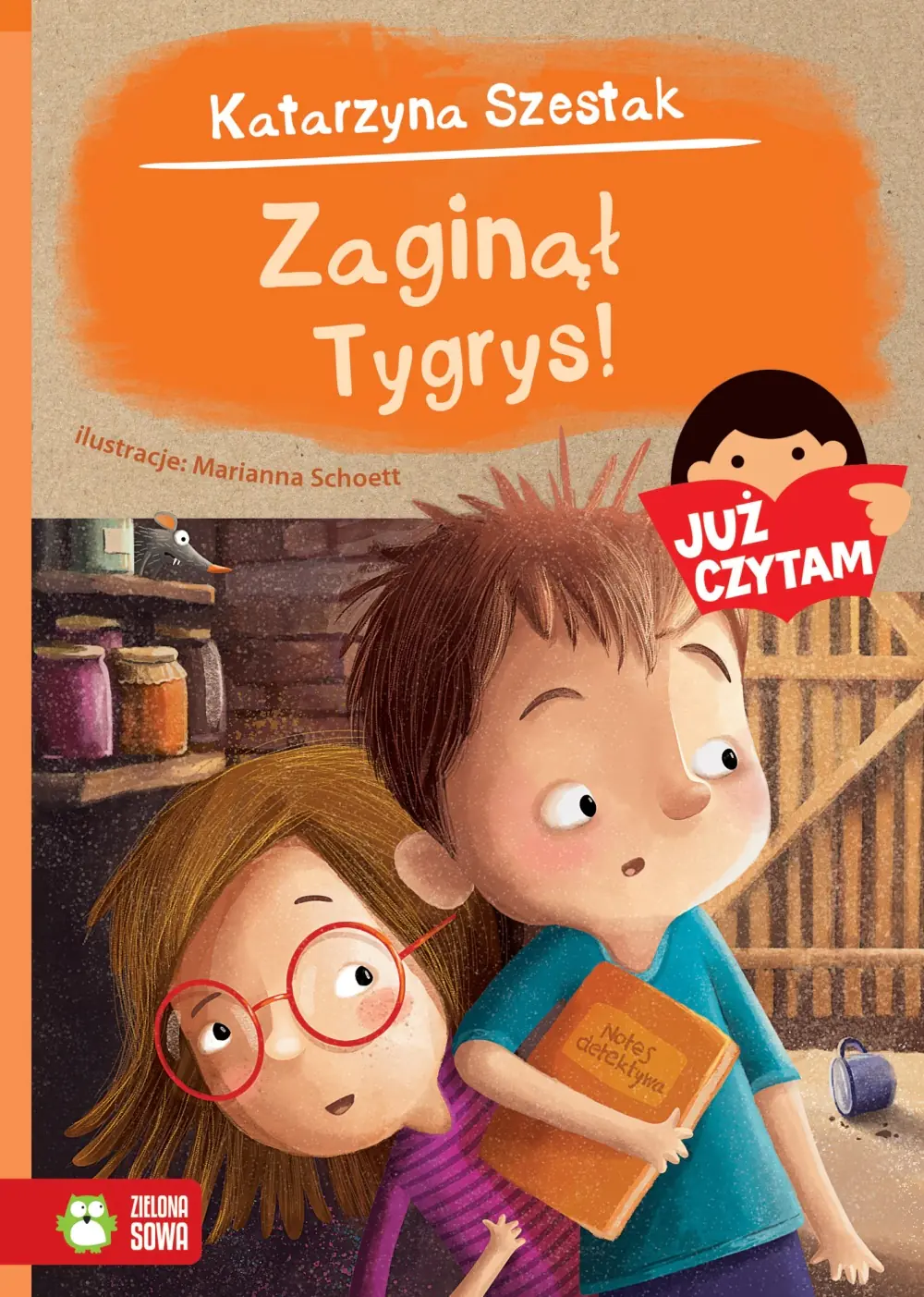 Książka - Już czytam! Zaginął Tygrys!