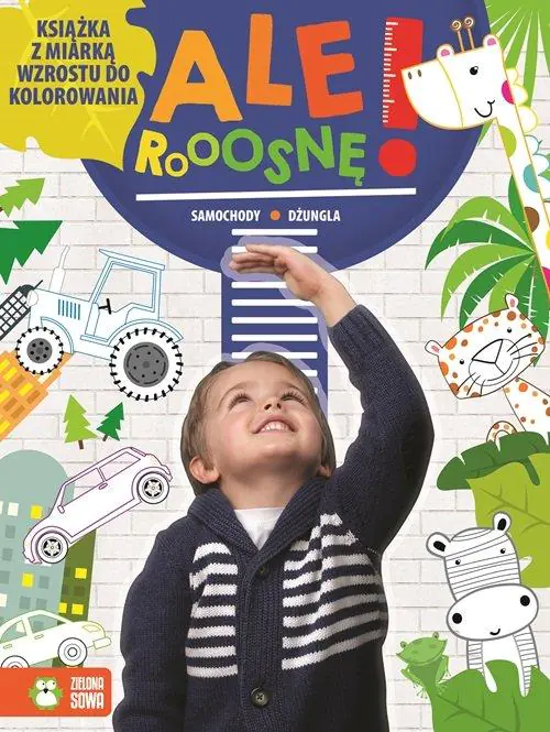 Książka - Ale Rooosnę! Samochody. Dżungla