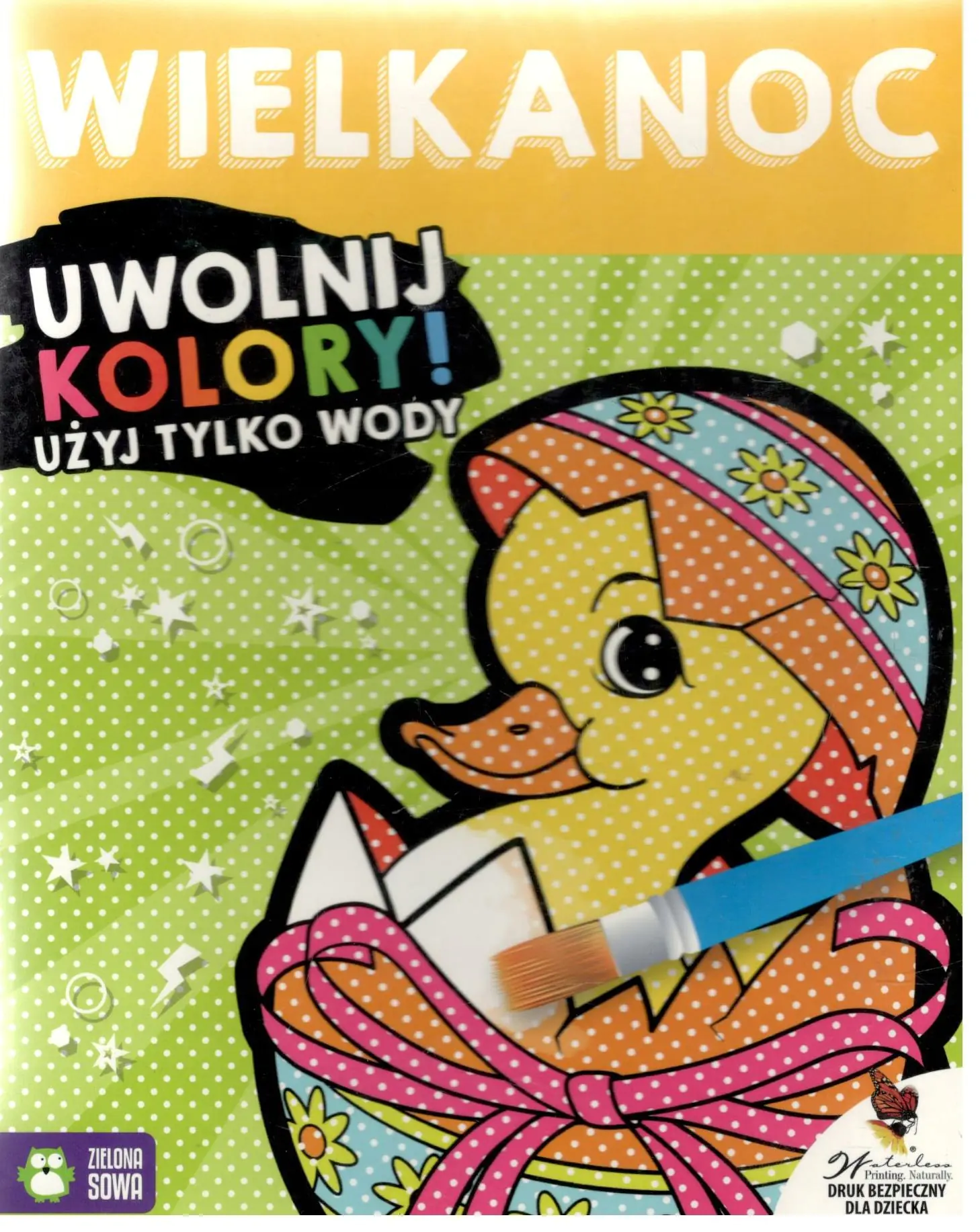 Książka - Wielkanoc. Uwolnij kolory. Użyj tylko wody