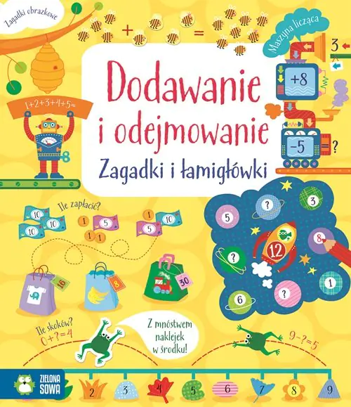 Książka - Matematyczne łamigłówki. Dodawanie i odejmowanie. Zagadki i łamigłówki