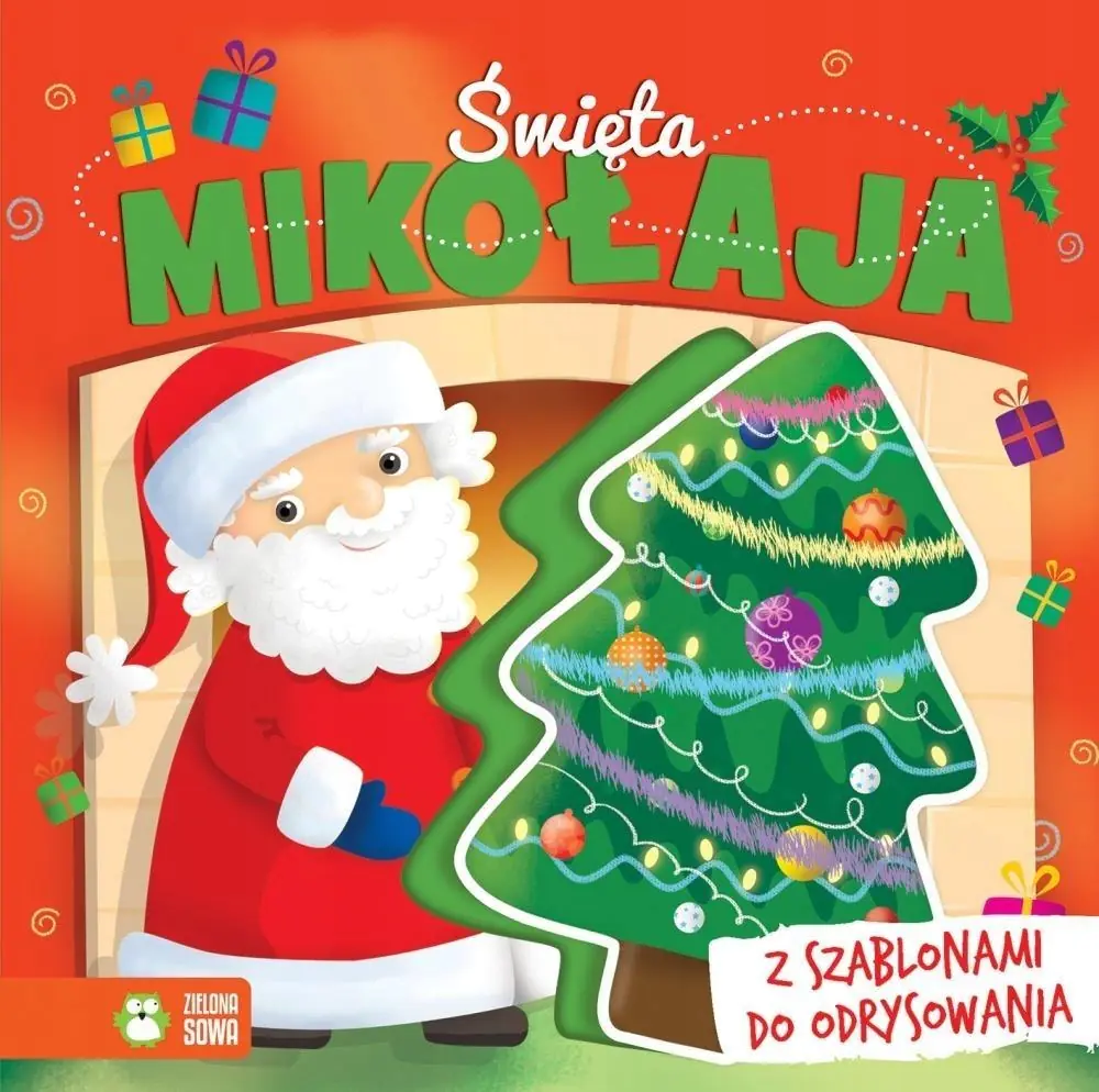 Książka - Święta Mikołaja z szablonami do odrysowania