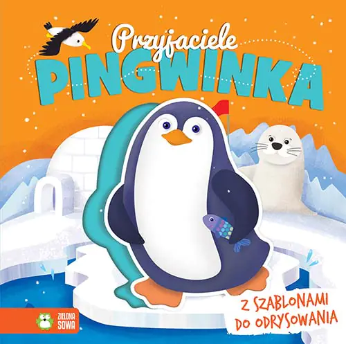 Książka - Przyjaciele Pingwinka z szablonami do odrysowania