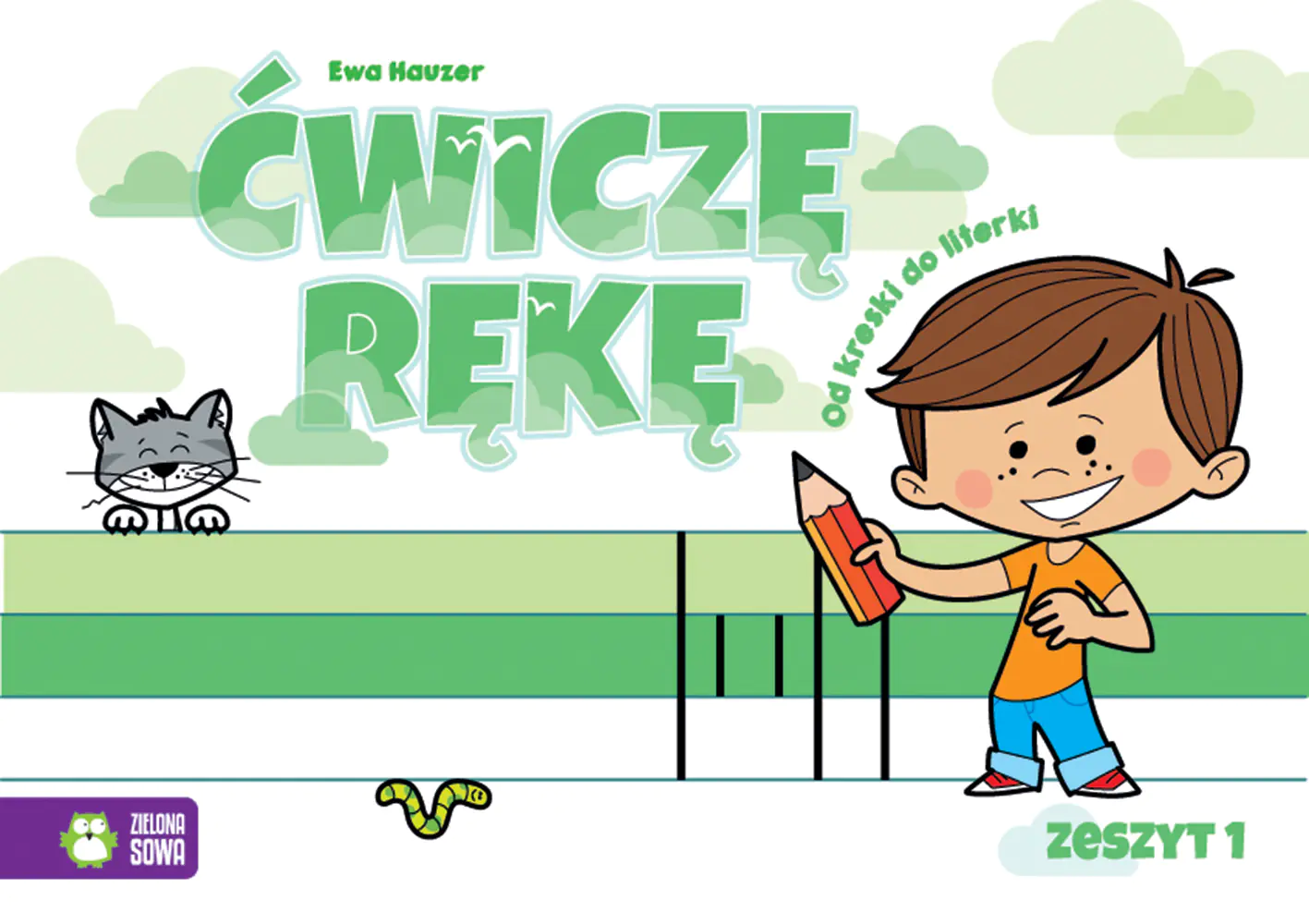 Książka - Ćwiczę rękę. Od kreski do literki. Zeszyt 1
