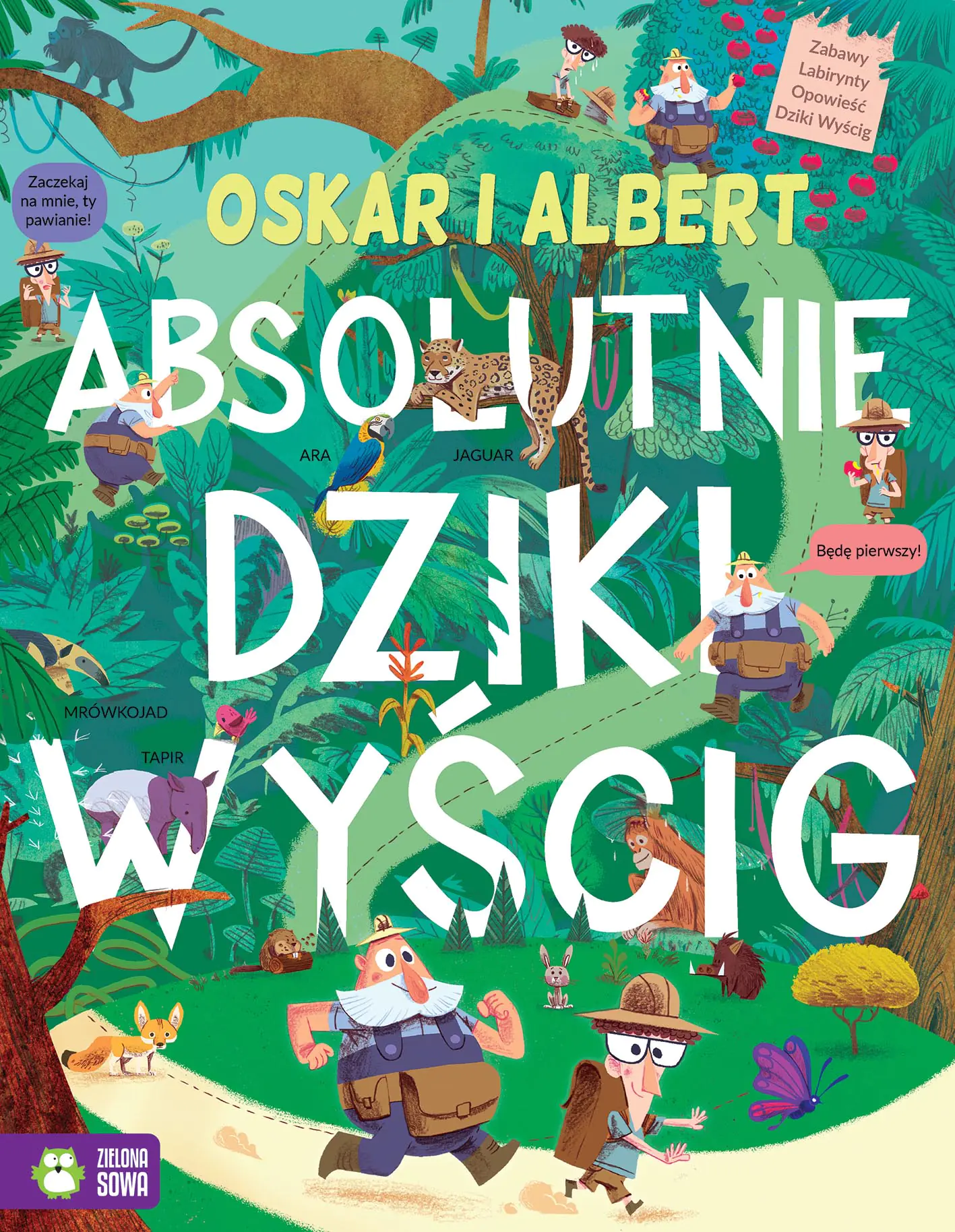 Książka - Oskar i Albert. Absolutnie dziki wyścig