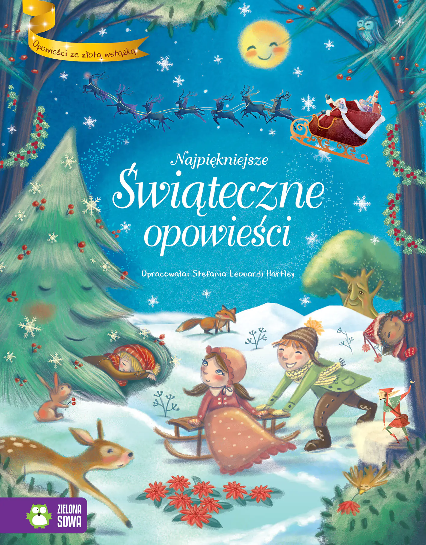 Książka - Opowieści ze złotą wstążką. Najpiękniejsze świąteczne opowieści
