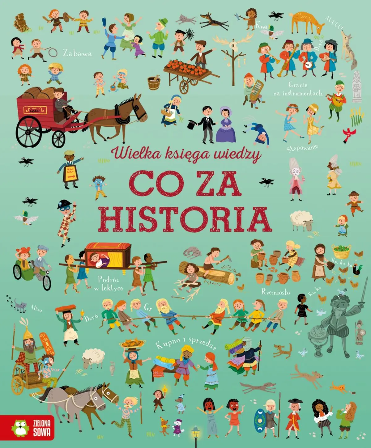 Książka - Wielka księga wiedzy. Co za historia