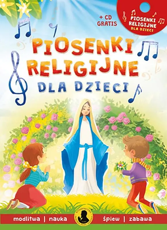 Książka - Piosenki religijne dla dzieci + CD