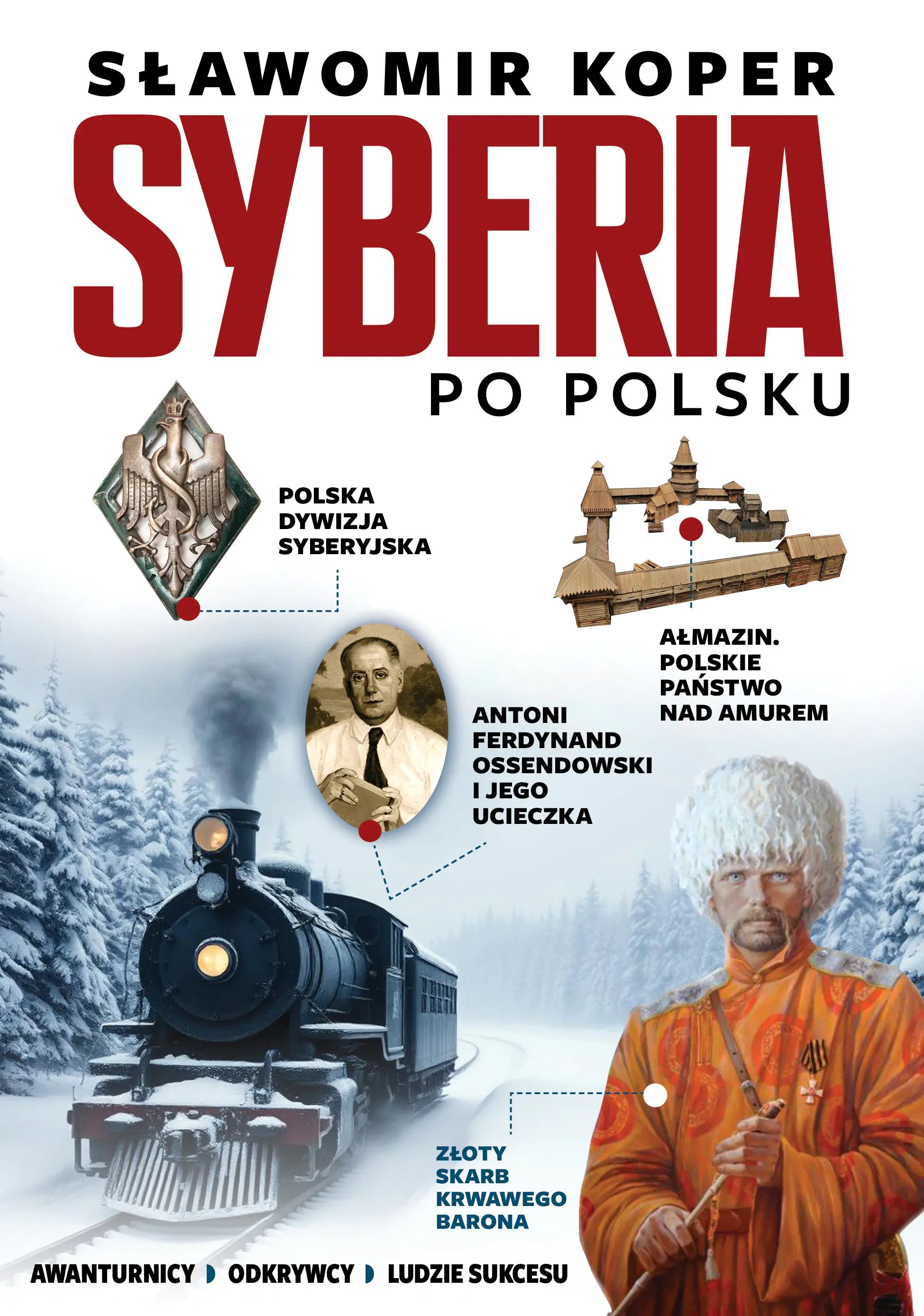 Książka - Syberia po polsku. Odkrywcy, biznesmenni, ludzie sukcesu
