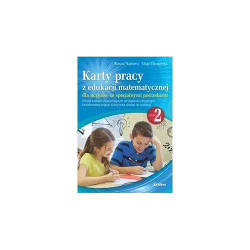 Książka - Karty pracy z edukacji matematycznej dla uczniów ze specjalnymi potrzebami. Część 2