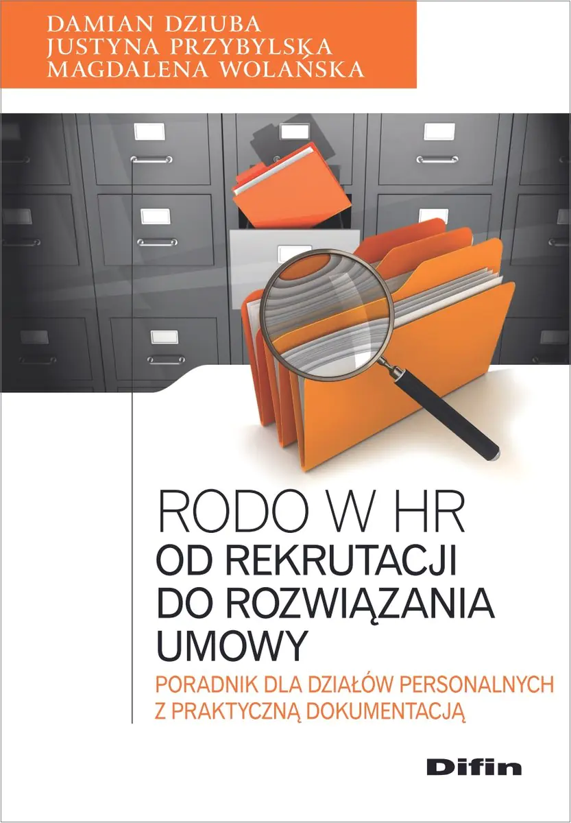 Książka - Rodo w HR. Od rekrutacji do rozwiązania umowy
