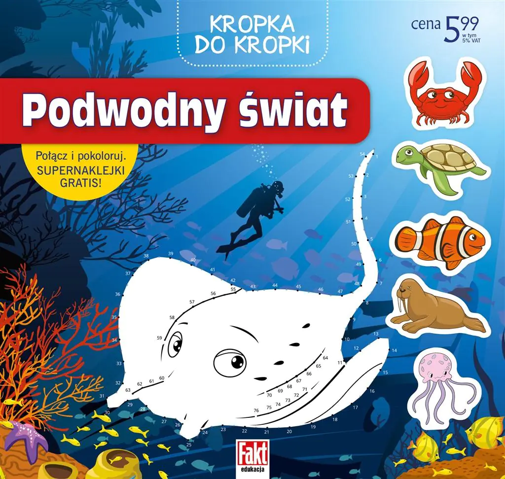Książka - Kropka do kropki. Podwodny świat