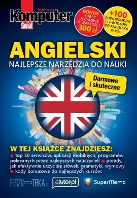 Książka - Komputer Świat Nauka języka angielskiego on-line