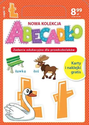 Książka - ABECADŁO Zadania edukacyjne dla przedszkolaków - literka Ł. Część 13