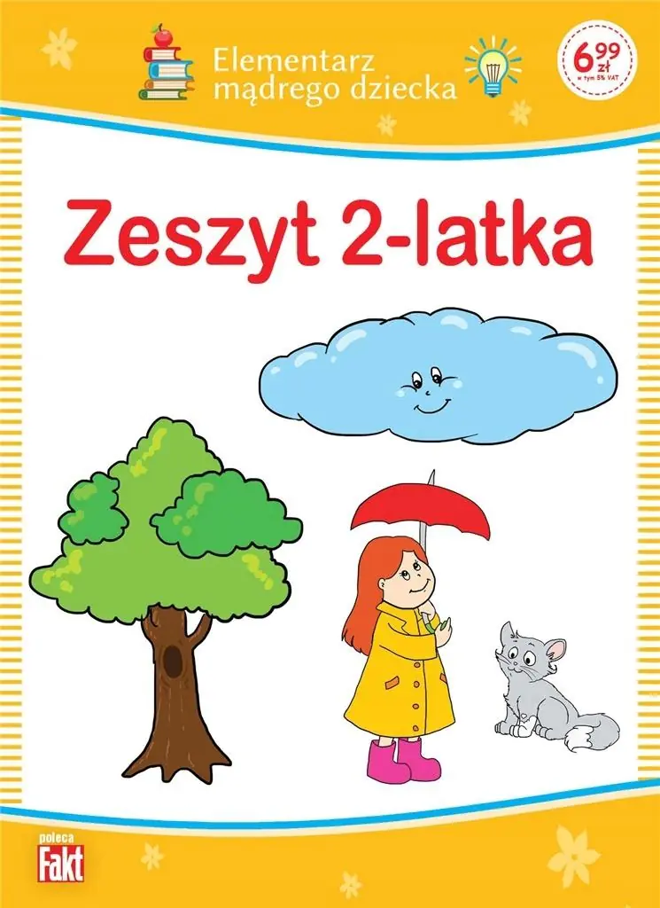 Książka - Zeszyt 2-latka. Elementarz mądrego dziecka