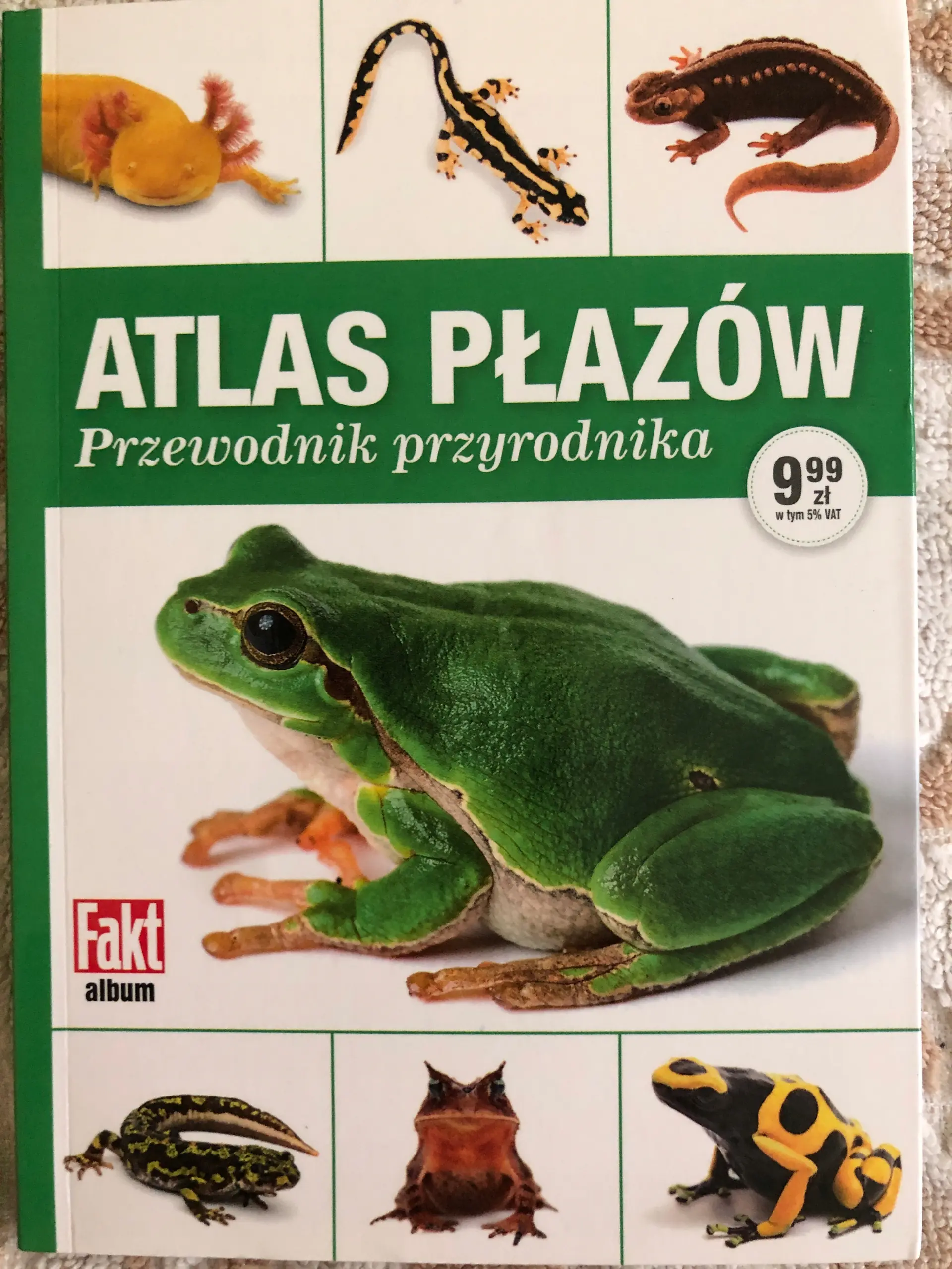 Książka - Atlas płazów. Przewodnik przyrodnika