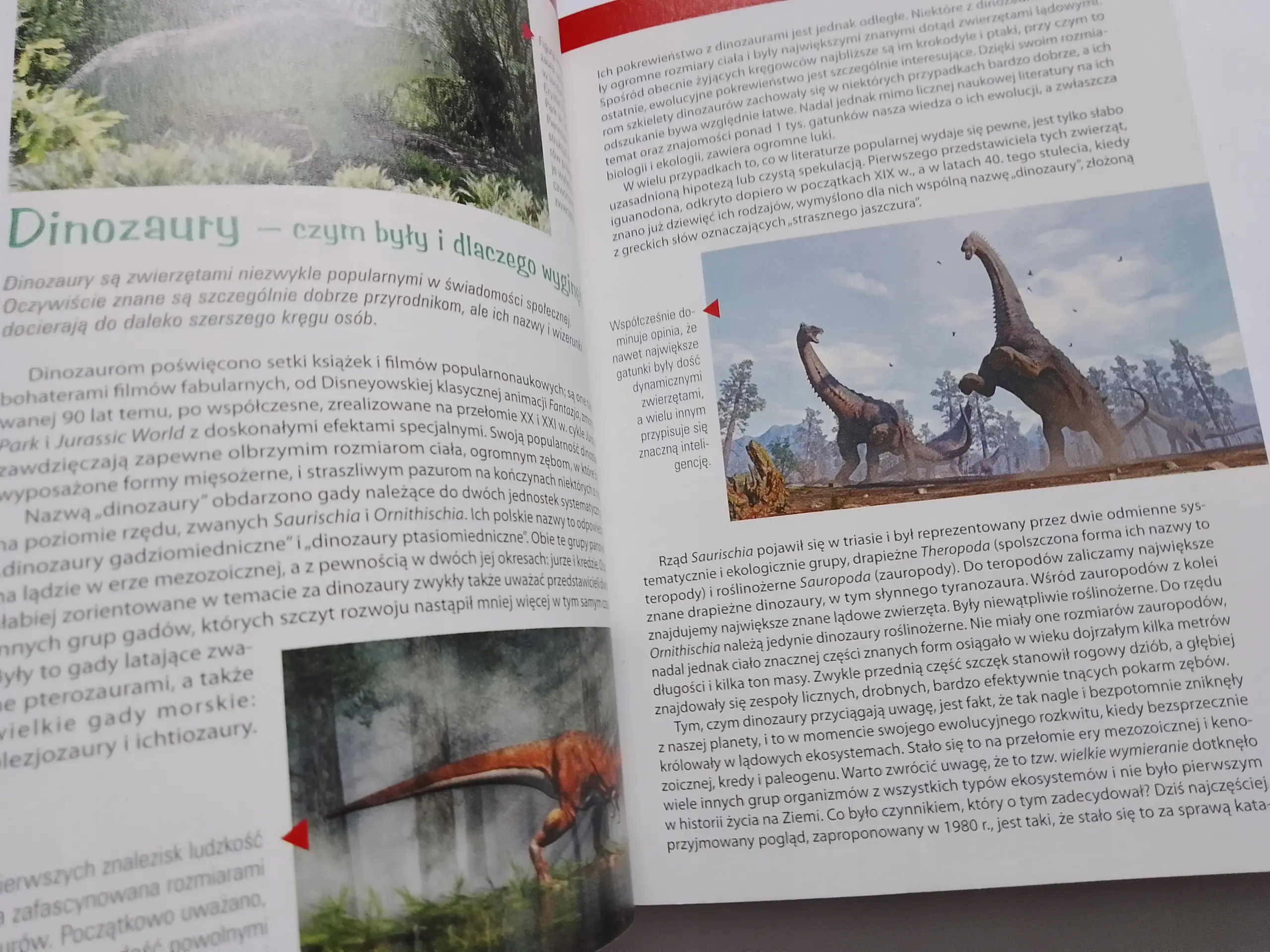 Książka - Atlas dinozaurów i innych prehistorycznych zwierząt