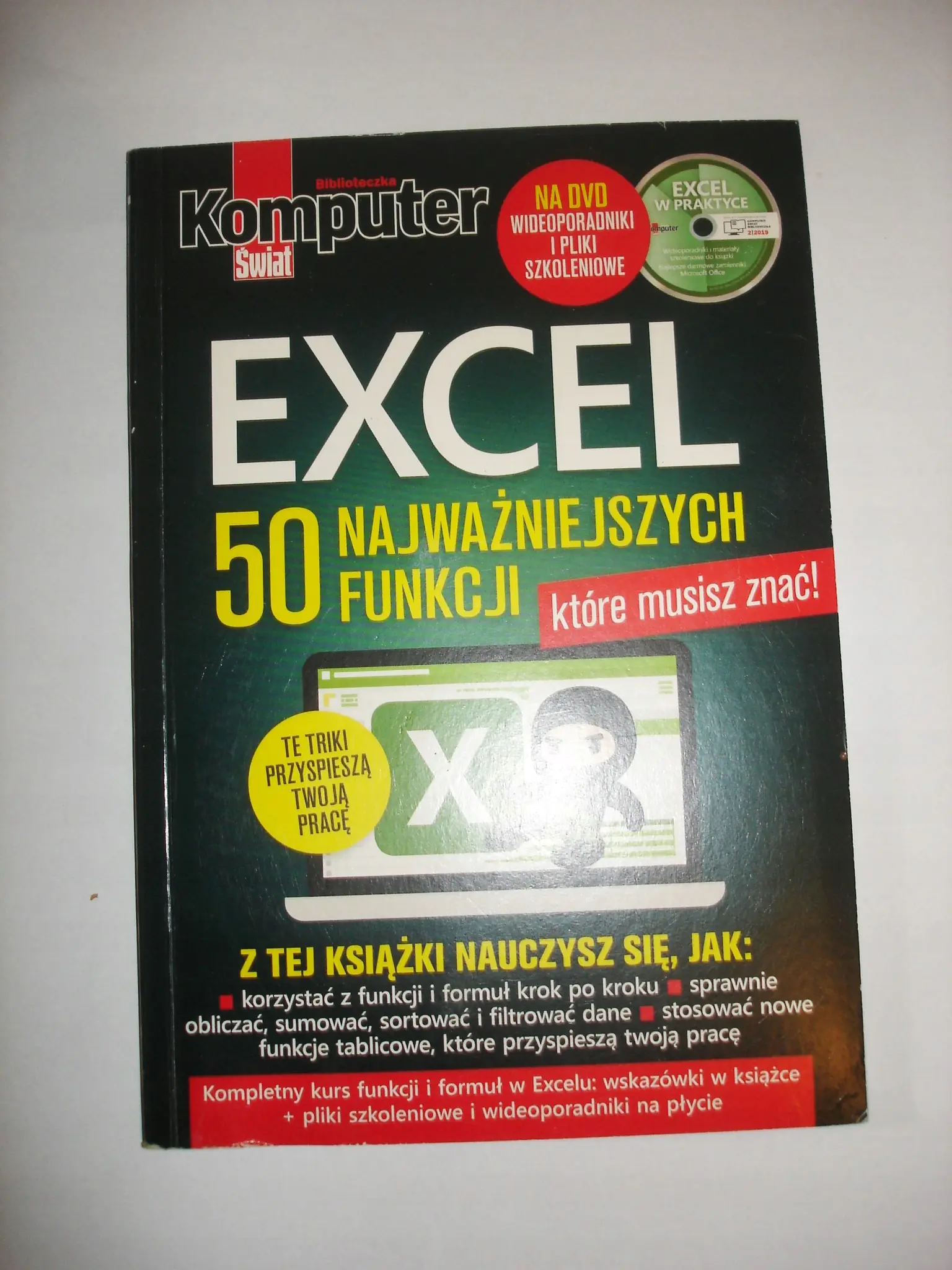 Książka - Komputer Świat Biblioteczka. Excel 50 najważniejszych funkcji