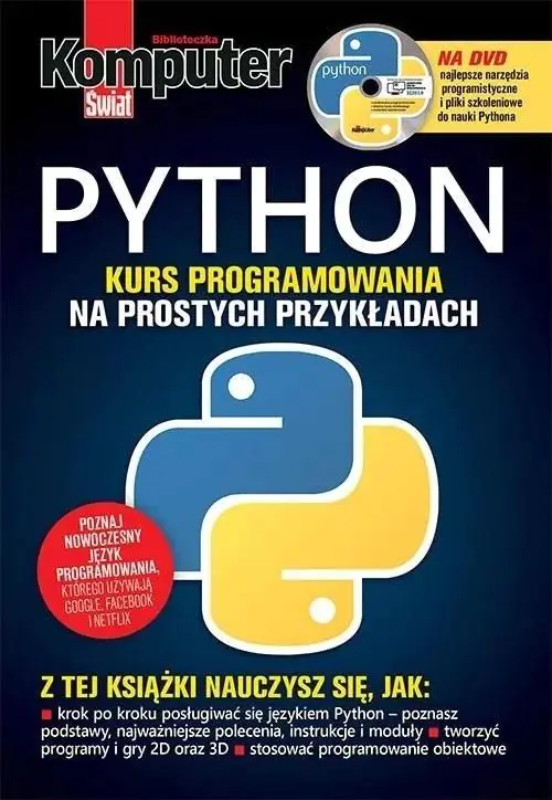 Książka - Komputer Świat Biblioteczka. PYTHON Kurs programowania