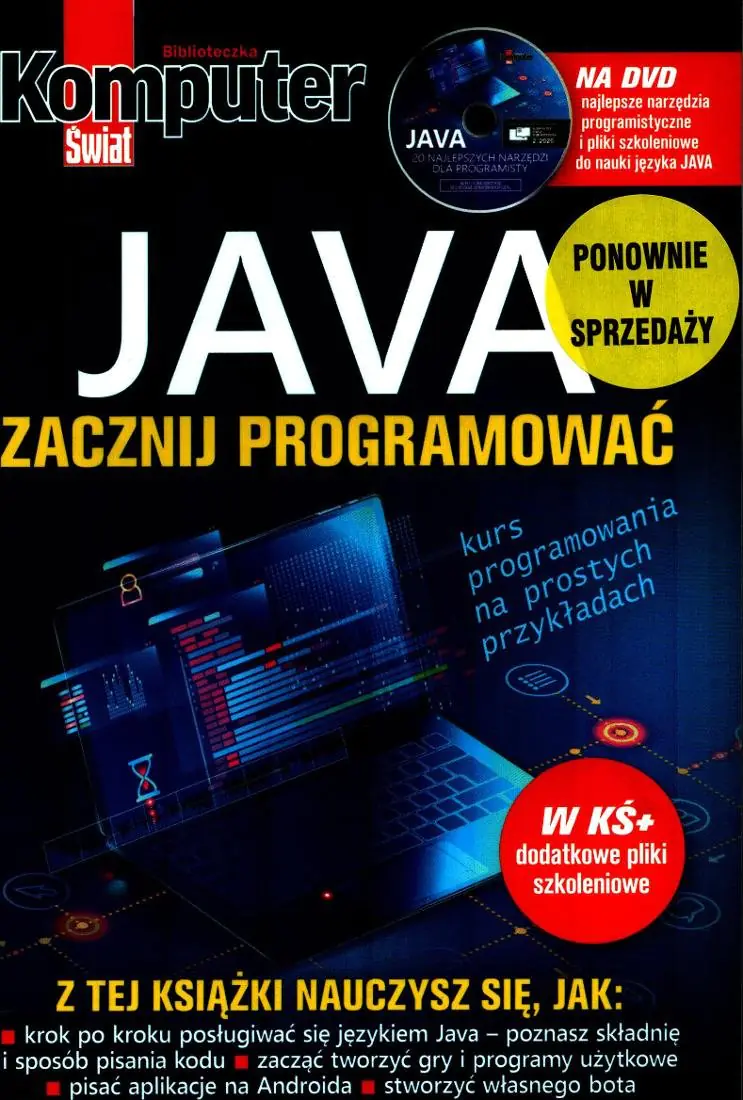 Książka - Komputer Świat Biblioteczka. JAVA Zacznij programować