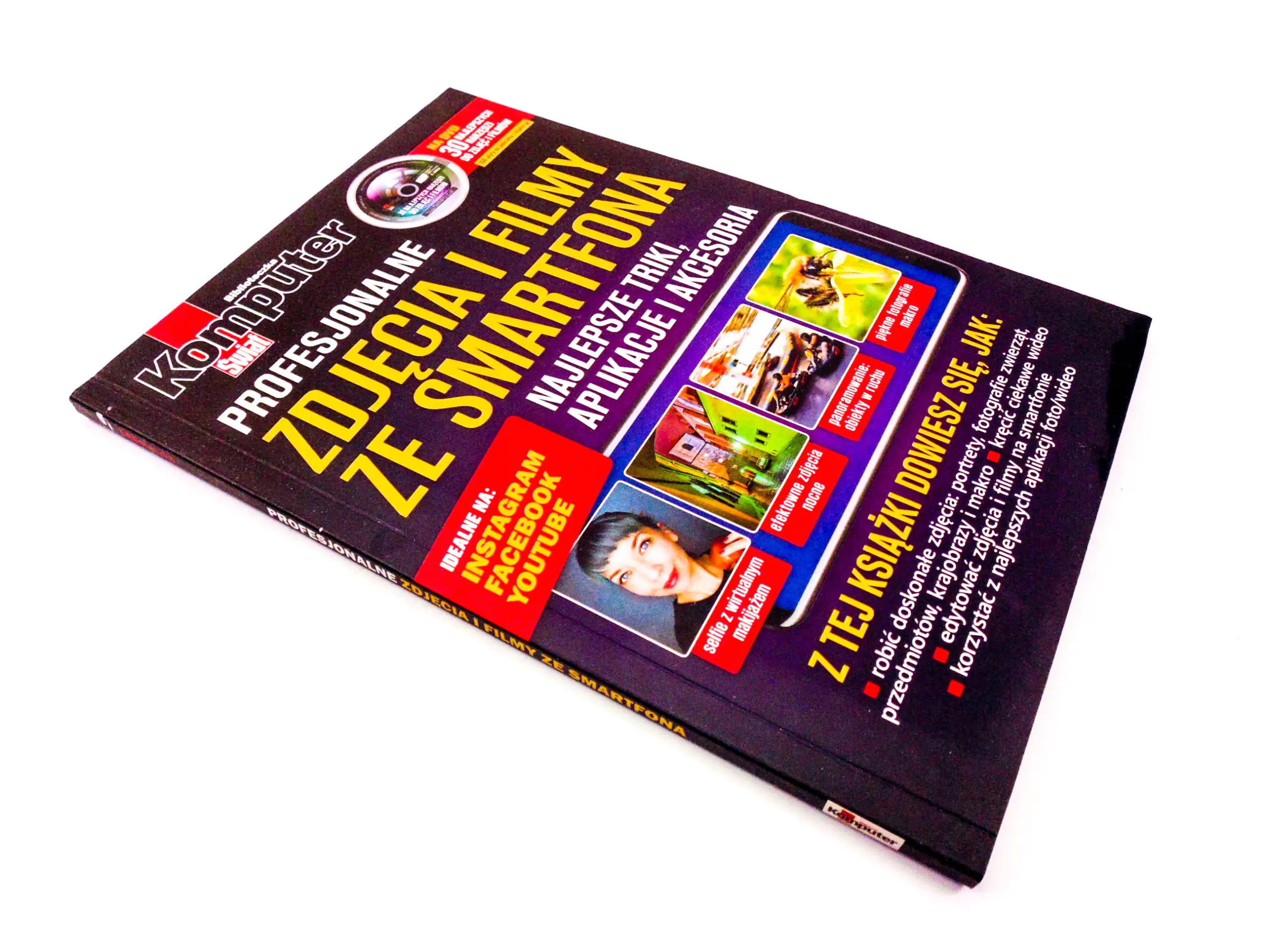 Książka - Komputer Świat Biblioteczka. Profesjonalne zdjęcia i filmy ze smartfona