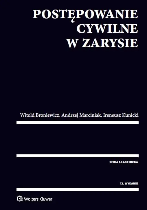 Książka - Postępowanie cywilne w zarysie