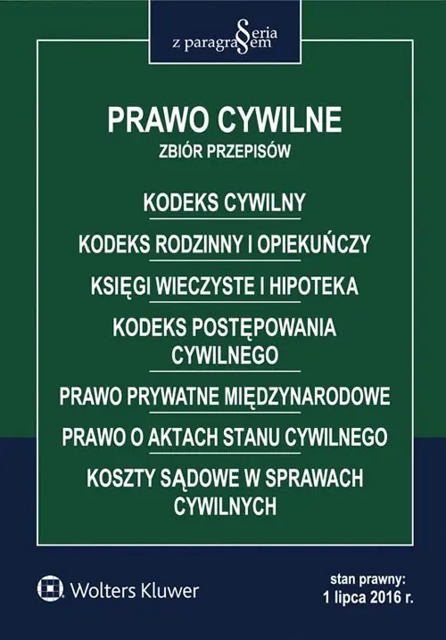 Książka - Prawo cywilne. Zbiór przepisów