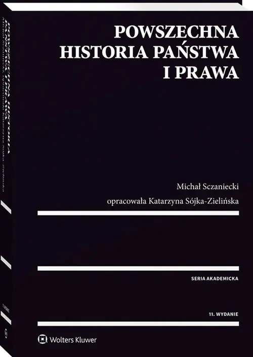 Książka - Powszechna historia państwa i prawa